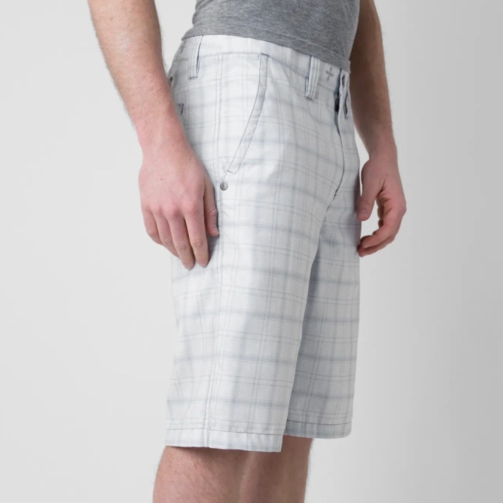 Affliction Men’s Anderson Plaid Walkshorts Size 36 - Picture 2 of 9